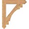 Ekena Millwork Merced Arts & Crafts Smooth Bracket, Western Red Cedar, 5 1/2"W x 36"D x 42"H BKT06X36X42MRC03SWR - alternate 2
